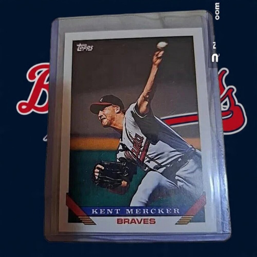 Kent Mercer braves 1993 Topps #144 baseball card
